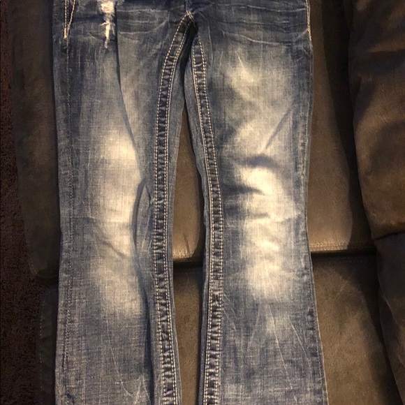 2 pair MissMe Jeans size 24 - Picture 4 of 5
